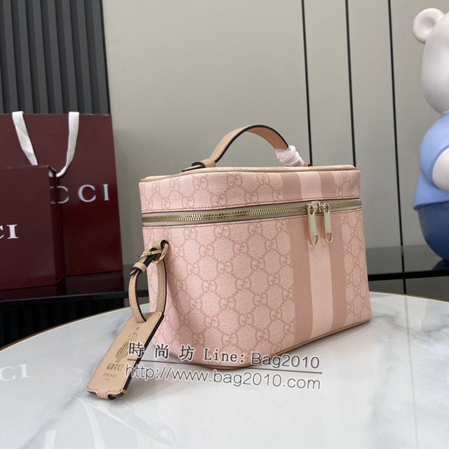 Gucci專櫃古馳最新款Ophidia系列GG中號旅行包化妝包 jh2255型號：811489